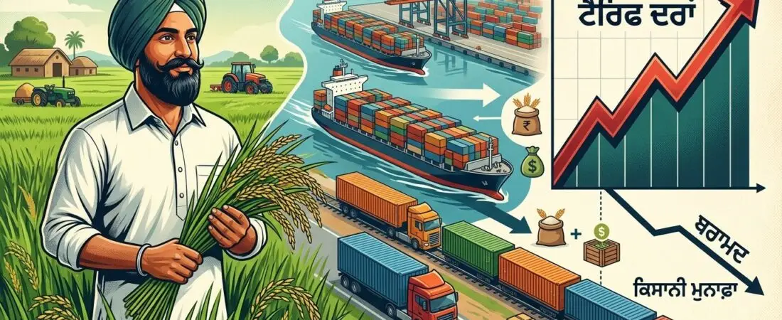 ਅਮਰੀਕੀ ਟੈਰਿਫਾਂ ਦਾ ਹੱਲਾ: ਭਾਰਤੀ ਕਿਸਾਨਾਂ ਅਤੇ ਆਰਥਿਕਤਾ ਲਈ ਖ਼ਤਰੇ ਦੀ ਘੰਟੀ ਅਤੇ ਸੰਘਰਸ਼ ਦਾ ਸੱਦਾ